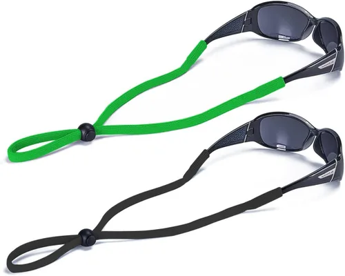 Miniatura 14 de SHINKODA Adjustable Glasses Strap for Adults and Kids 2-Pack Eyewear Retainer Cord for Reading, Safety, Sports & Sunglasses Negro