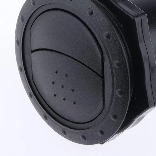 Miniatura 9 de 4 piezas de deflector de aire acondicionado para salpicadero de salida lateral de techo, rejilla de escape redonda con listones para automóvil, RV