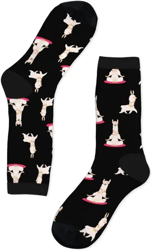 Miniatura 7 de AOYEGO Coloridos cardiogramas divertidos calcetines de salud Curva Novedad Casual Crew Calcetines de contraste Color Diseño para Mujeres Hombres
