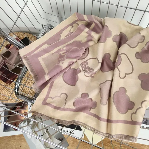 Miniatura 9 de iCuviy Bufanda grande de moda para invierno, chales y envolturas para mujer, extra suave, sensación de cachemira, bufandas frías para mujer