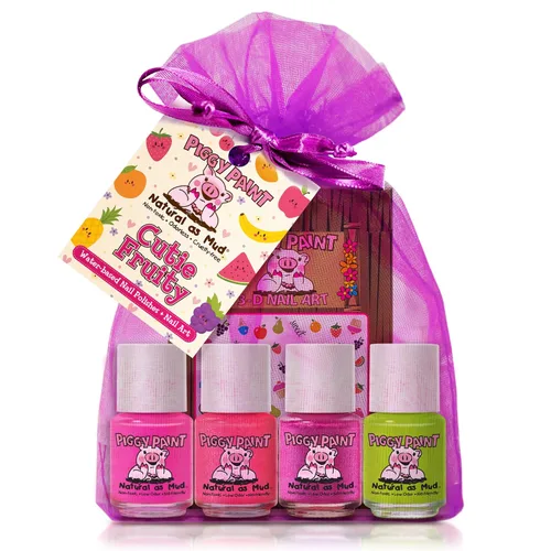 Miniatura 18 de Piggy Paint 4 Esmaltes Neón Set de Caja (¡Bonificación: ¡Resplandor Blacklight!)