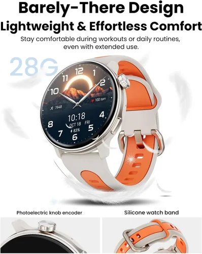 Miniatura 7 de Relojes inteligentes para hombres y mujeres GPS, reloj inteligente con pantalla AMOLED de 1.43 pulgadas, brújula de relojes inteligentes, compatible