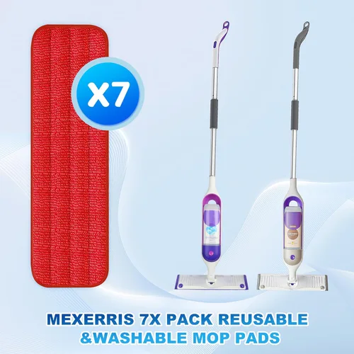 Miniatura 2 de 7 Almohadillas Reutilizables para Trapeador Swiffer PowerMop - MEXERRIS Almohadillas de Microfibra Húmeda para PowerMop Repuestos Lavables a Máquina