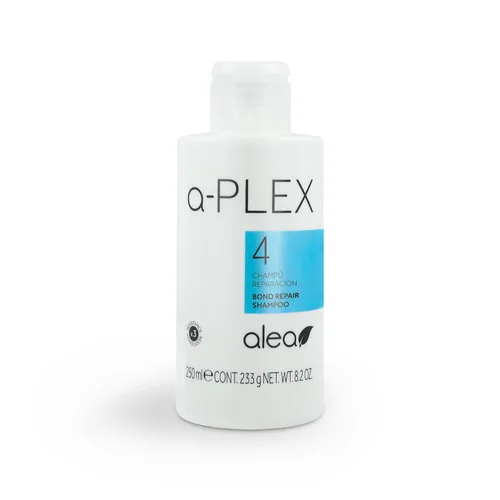 ALEA - Champú Reparador - A-Plex Nº4 Champú Fuerza y Reparación - 8.5 fl oz - Fortalece y Repara el Cabello Seco, Dañado o Débil - Hidrata y Reduce