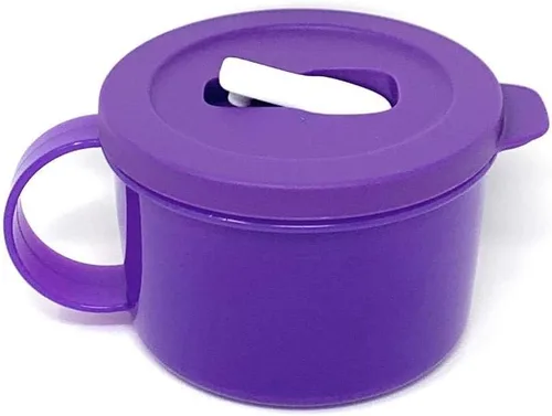 Miniatura 2 de Tupperware CRYSTALWAVE - Tazón de taza para microondas, 16 onzas, color morado