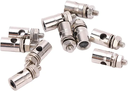 Miniatura 9 de VBESTLIFE Tapón de enlace de conector de varilla de empuje ajustable a control remoto, 10 piezas RC de 0.071 in tapones de enlace de conector