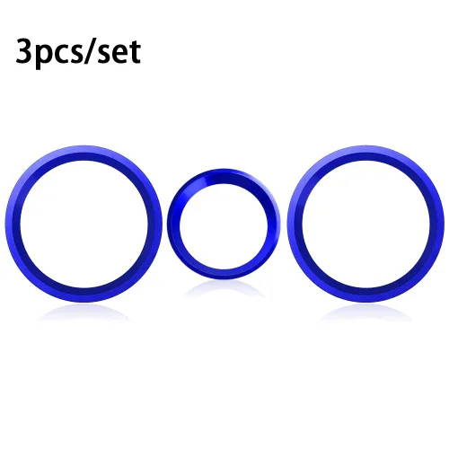 Miniatura 6 de Auovo Cubiertas de Anillo Exterior para Perilla de Control del Clima AC Accesorios para Subaru Crosstrek 2018-2022 2023 / Impreza 2017-2023