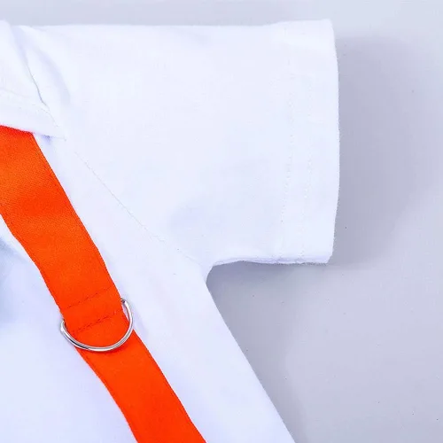 Miniatura 47 de IDOPIP Traje formal para bebé niño para el primer cumpleaños de Cake Smash con corbatín y tirantes y pantalones cortos para sesión de fotos