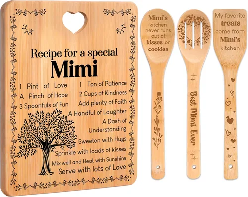 Miniatura 19 de Regalos de cumpleaños número 30 para mujeres – Regalos de cumpleaños número 30 para hombres, tabla de cortar, hecha de bambú grabada "Year 1995 News