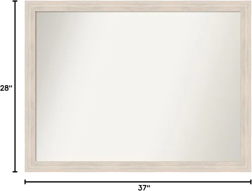 Miniatura 732 de Amanti Art Espejo personalizado, espejo estrecho de baño de oro blanco, espejo de pared o espejo de tocador de baño sobre el fregadero