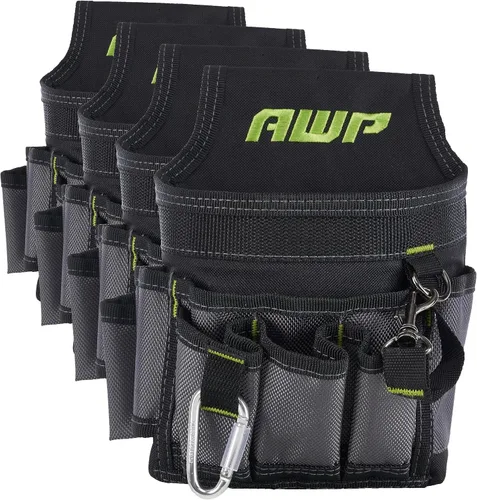 Miniatura 5 de AWP Mini bolsa de herramientas de nailon balístico organizador de múltiples bolsillos para electricistas, caja de herramientas profesional para una