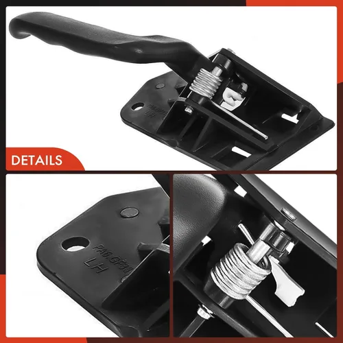 Miniatura 7 de A-Premium - Manija de puerta interior delantera o trasera izquierda del lado del conductor - Compatible con Chevy Silverado 1500 2500 3500 Tahoe