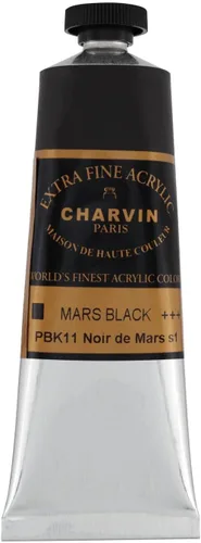 Miniatura 20 de Charvin Pintura acrílica profesional extrafina – verde absenta, tubo de 2.1 fl oz, pigmentos de triple fresado, resistente a la luz, pinturas