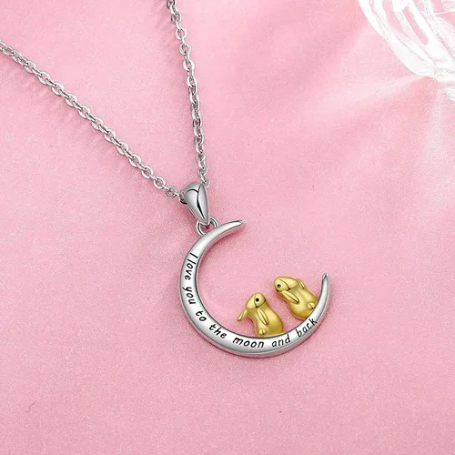 Miniatura 3 de Bolelis Girls Animal Necklace Gifts - Rabbit Wolf Sloth Flamingo Ladybug Mermaid Butterfly Unicorn Jewelry for Women Boys Teen Girls