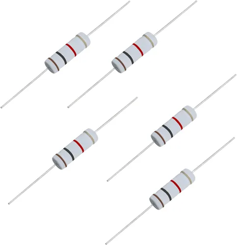 Resistencia de película de óxido metálico de 1K Ohm, ± 5% de tolerancia de alta precisión de 5 vatios para circuito electrónico, resistencia