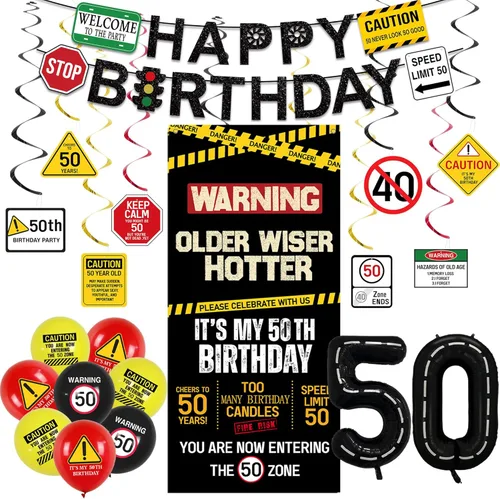 Miniatura 13 de Roetyce Decoraciones de cumpleaños número 10 para niños y niñas, pancarta negra de un dígito con la frase "I'm 10", globos colgantes en espirales