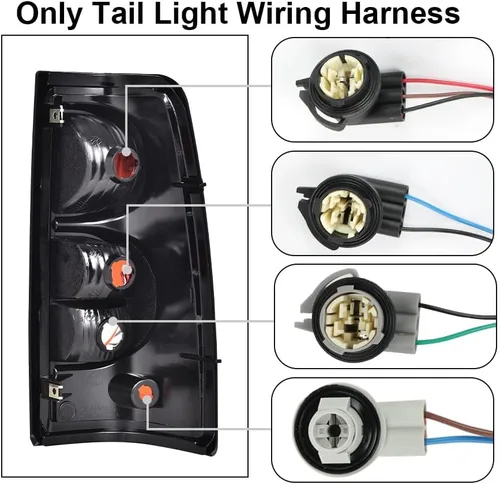 Miniatura 4 de PIT66 Arnés de cableado de luz trasera, controlador izquierdo compatible con Chevy Silverado 1500 1500HD 2500HD 3500 2003-2007 16531401