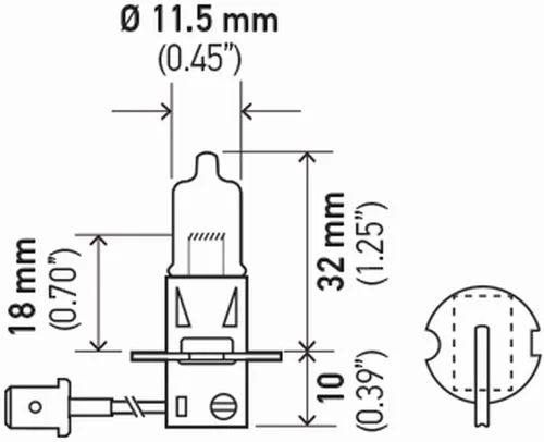Miniatura 5 de HELLA H3 - Kit de ampolla doble de 2.0 TB de alto rendimiento, 12 V, 55 W, paquete de 2