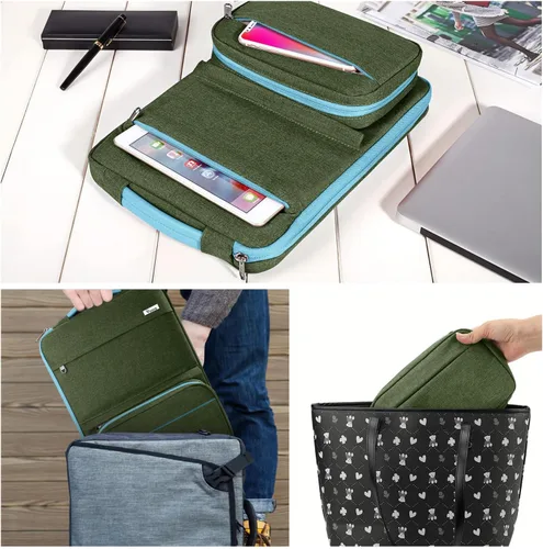 Miniatura 7 de Voova Funda para laptop de 15.6 pulgadas compatible con MacBook Air 15 M2/M3/M4, MacBook Pro 15/16, 15-16 pulgadas Hp, Lenovo Dell Acer, bolsa