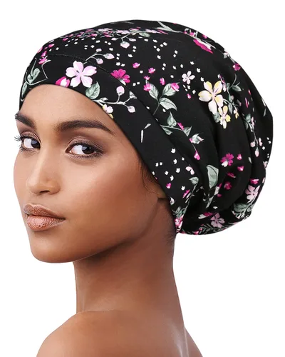 Miniatura 61 de Alnorm - Gorro con forro de satén y suave banda elástica para hombres y mujeres, talla única Se ajusta a la mayoría