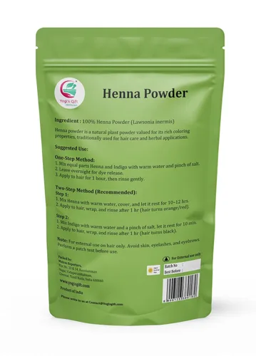 Miniatura 2 de Yogi's Gift - Polvo de henna para cabello de 2 libras Triple tamizado y 100% puro Henna Tinte natural para el cabello sin químicos Calidad