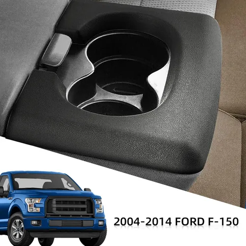 Miniatura 2 de Almohadilla de Repuesto para Portavasos de Consola Central Negro Compatible con Ford F150 2004-2014 Almohadilla para Portavasos de Consola Central