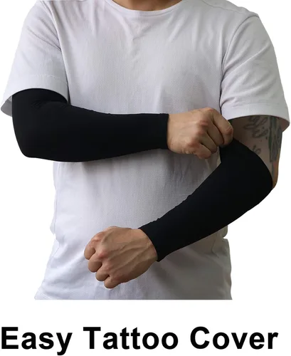 Miniatura 5 de PFFY 2 Pairs UV Protection Cooling Arm Sleeves for Men and Women UPF 50 Sun Sleeve