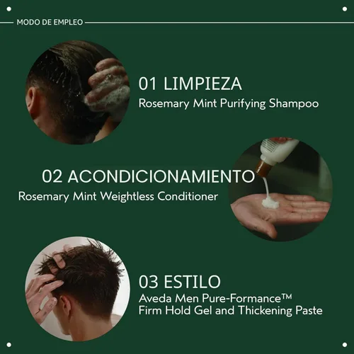 Miniatura 7 de Aveda Rosemary Mint Purifying Shampoo Clarifying Shampoo Gently Removes Buildup, Adds Shine For Normal to Oily Hair, Fine to Medium Hair Types