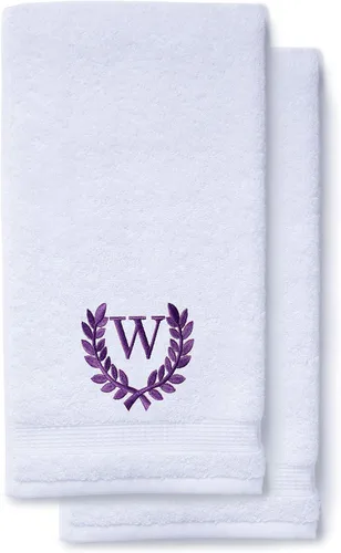 Miniatura 87 de Toallas de mano decorativas y con monograma para baño, cocina, maquillaje Regalo personalizado para boda-nupcial Toalla turca de lujo