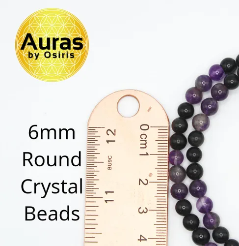Miniatura 45 de Collar de cristal de obsidiana negra hecho a mano, collar de cuentas de piedras preciosas naturales auténticas, curación, protección, talismán mala