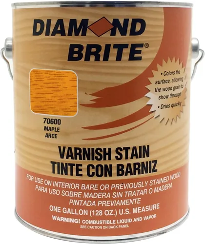 Miniatura 12 de Diamond Brite - Tinte para barniz 70100-2, acabado interior de madera que mejora el grano de madera natural, revestimiento de madera duradero