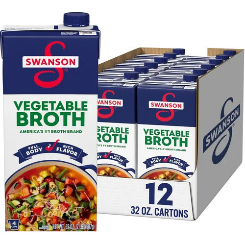 Miniatura 12 de Swanson Caldo de verduras 100% natural, caja de 32 onzas (paquete de 3)