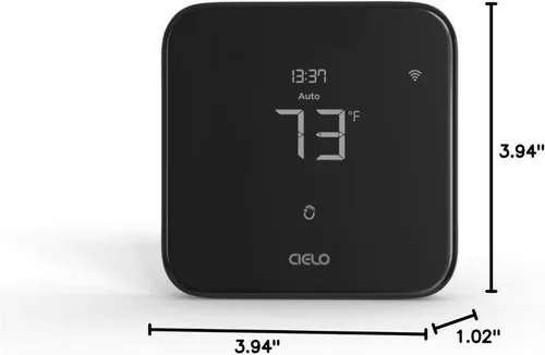 Miniatura 8 de Breez Max Smart AC Controller AHR Producto del año Termostato WiFi para mini split, ventana, bomba de calor portátil de CA/calor Tecnología Negro