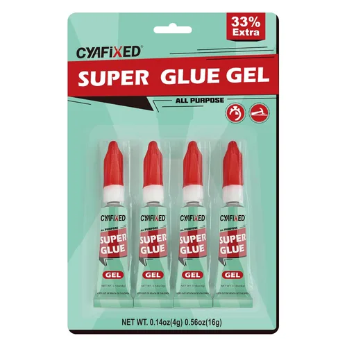 Super Glue Gel transparente para madera, plástico metal, superpegamento instantáneo multipaquete, reparación de adhesivo de cianoacrilato, modelo de