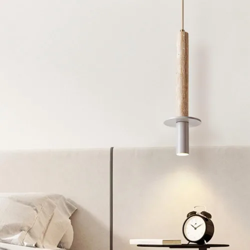 Miniatura 6 de Nordic Ceiling Hanging Lamp Modern Restaurant Bar Decoration Yellow Cave Stone Pendant Light Cylindl Lampshade Chandelier Spotlight Restaurant Bar