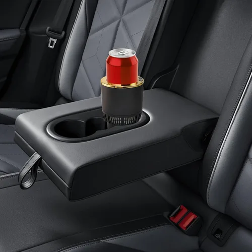 Miniatura 7 de Calentador de vasos de automóvil 2 en 1 de alta calidad, enfriador inteligente para tazas de automóvil, regalo de temporada festiva, soporte