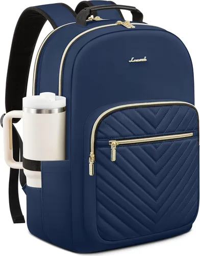 Miniatura 12 de LOVEVOOK - Mochila para laptop de 15.6 pulgadas para mujer, linda mochila de viaje con asa superior, mochila profesional para computadora, mochila