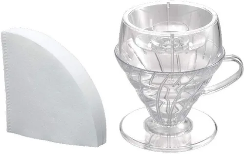 Miniatura 8 de Hario V60 Drip-Assist, Tamaño 02, Transparente
