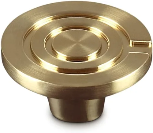 Miniatura 5 de Le Creuset Perilla pequeña distintiva, oro claro Dorado claro