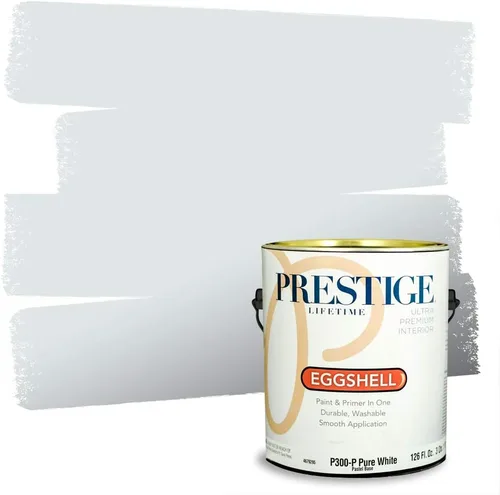 Miniatura 170 de Prestige Paints. - Base y pintura para exteriores en un solo galón, 1 galón. plano, comparable con Sherwin Williams Topsail. SW6799-PCM