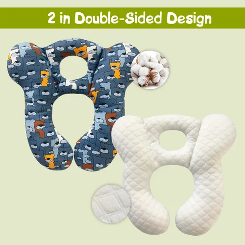 Miniatura 3 de Almohada de viaje para bebé, almohada suave y amigable para la piel para niños para asiento de coche - almohada para recién nacido para cochecito