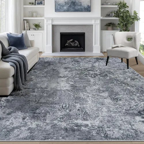 Miniatura 47 de 5x7 Area Rugs for Living Room Rug Washable: Abstract Rug for Dining Room Bedroom Carpet Non Slip 5 by 7 Indoor Modern Nursery Home Office Beige