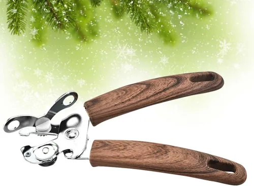 Miniatura 9 de BESTonZON Picnic Comfort con para el hogar práctico Abrelatas de cocina portátil lata lata botella de acero inoxidable al aire libre mango de gadget