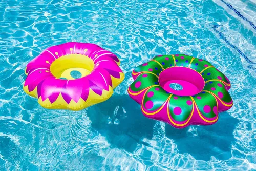 Miniatura 6 de Poolmaster Flotador para bebé con diseño de flores, color rosa