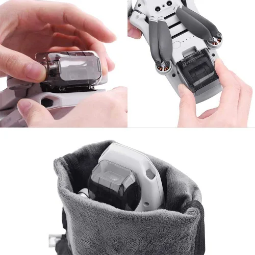 Miniatura 3 de Mavic Mini 2 - Protector de cámara para DJI Mavic Mini 2, cubierta de lente de cámara cardán para accesorios DJI Mavic Mini