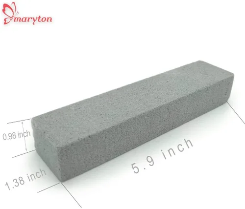 Miniatura 3 de MARYTON Piedra pómez para limpieza de inodoros, varillas de piedra pómez para eliminar manchas de anillos de agua en inodoros, paquete de 4