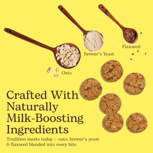 Miniatura 5 de Miracle Mama Milkookies - Galletas de lactancia para lactancia materna – Aperitivos de lactancia materna con chispas de chocolate de avena – Sin