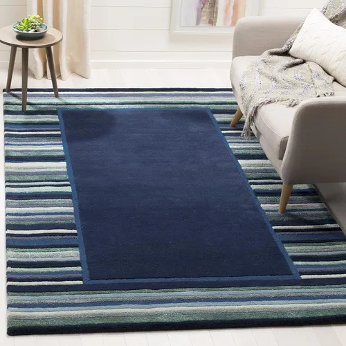 Miniatura 7 de Martha Stewart x SAFAVIEH - Colección de alfombras de área, 2 pies 3 pulgadas x 8 pies, color verde renacuajo, lana y viscosa hechas a mano, ideal