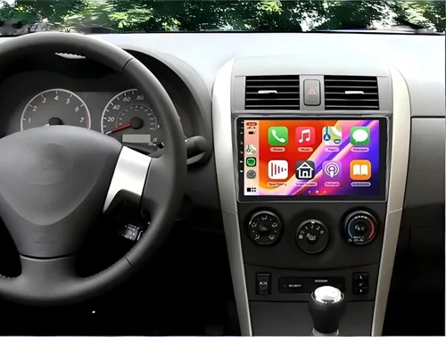 Radio de coche 2G+32G para Toyota Corolla 2009-2013 9 pulgadas IPS pantalla táctil estéreo de coche con Carplay inalámbrico/Android Auto, Bluetooth,