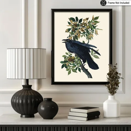 Miniatura 3 de Poster Master Vintage James Audubon Póster - Impresión Retro de Cuervo - Arte de Aves de América - Arte de Aves - Regalo para Hombres, Mujeres
